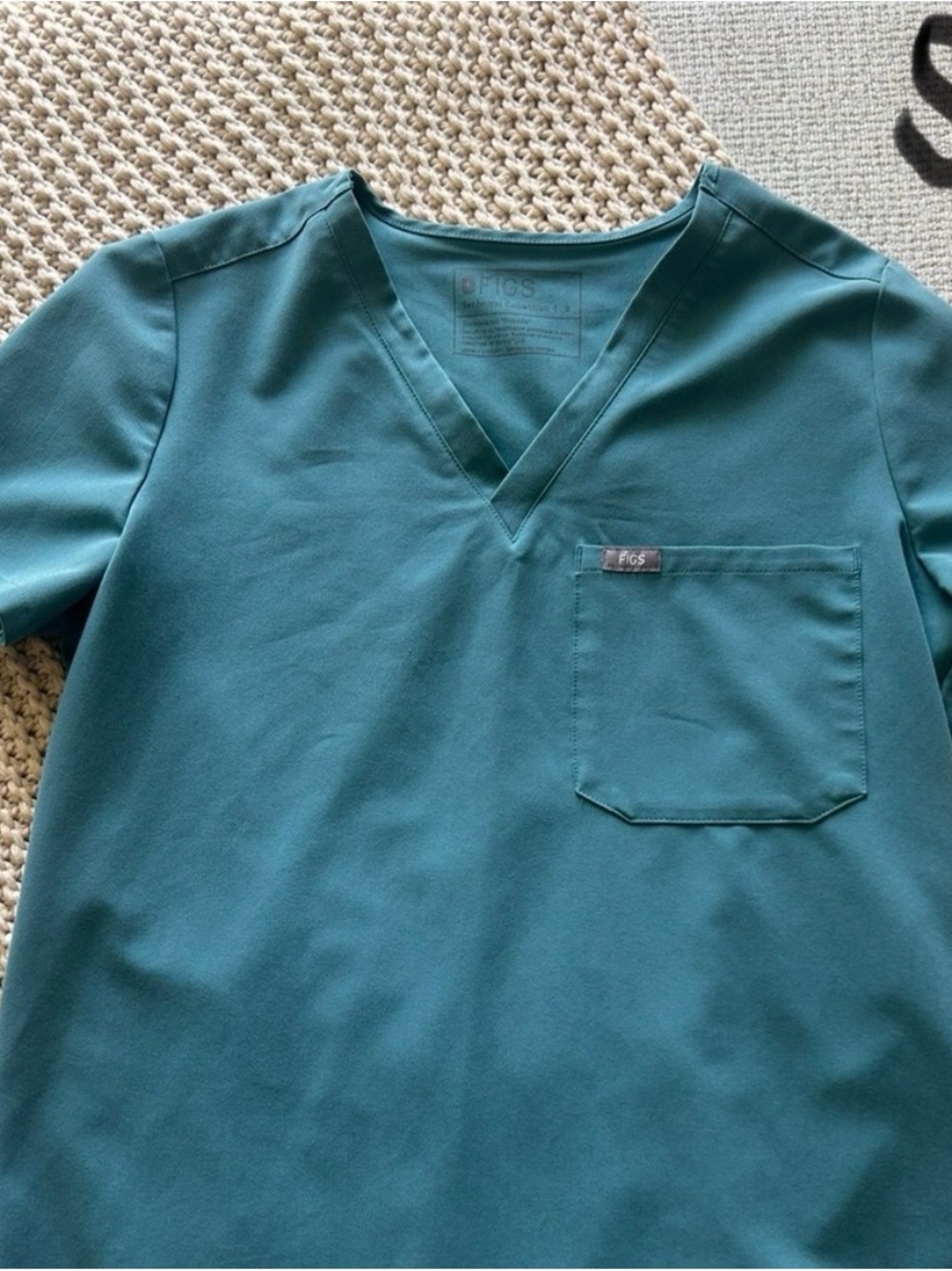 Figs Teal Catarina Top S and Zola Joggers M/Tall